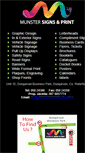 Mobile Screenshot of munstersignsandprint.com